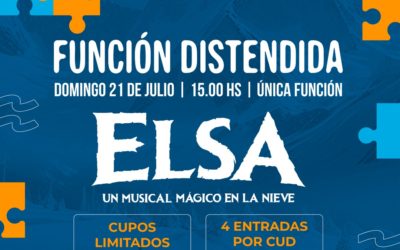 Elsa, un musical mágico en la nieve: El domingo 21 habrá una función distendida para personas con discapacidad