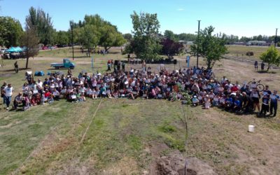 150 huellas dieron vida al Parque La Estación