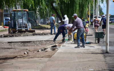 Avance de obra: Nueva ciclovía en el sector Sur de Tunuyán