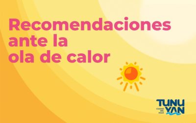 Recomendaciones ante la ola de calor