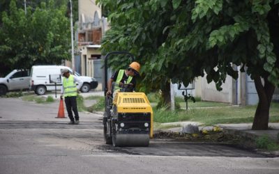 Tunuyán avanza con un intenso plan de bacheo y reparación de calles